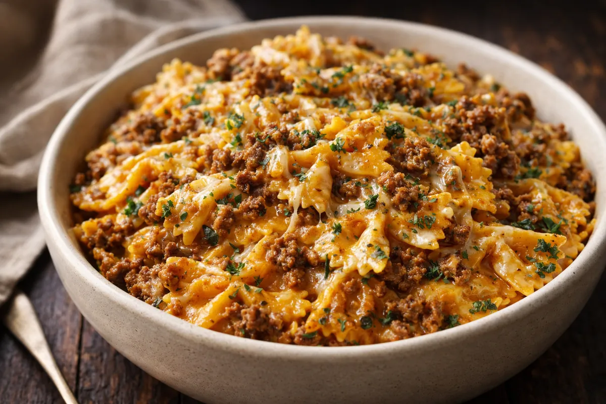 Cajun Beef Alfredo Bowties: The Ultimate 30-Minute Comfort Meal
