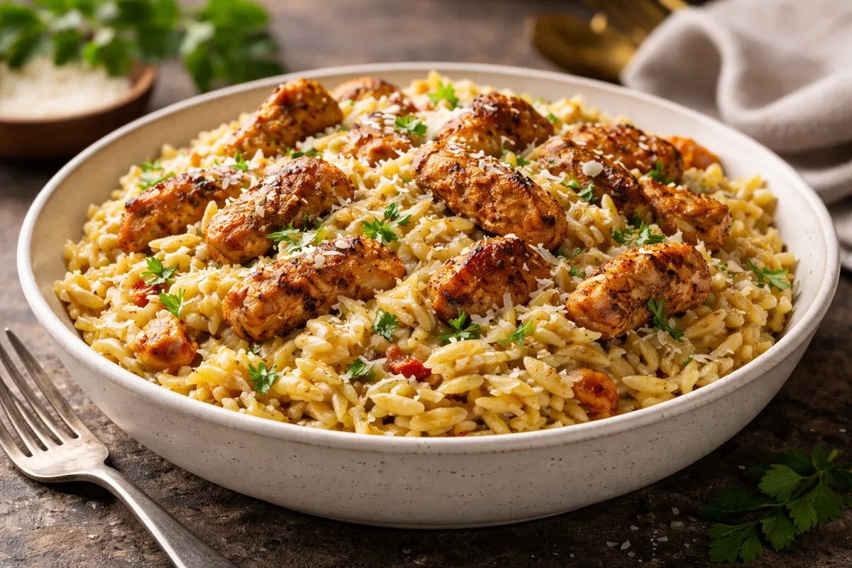 Cajun Chicken Alfredo Orzo: The Ultimate Creamy One-Pot Meal