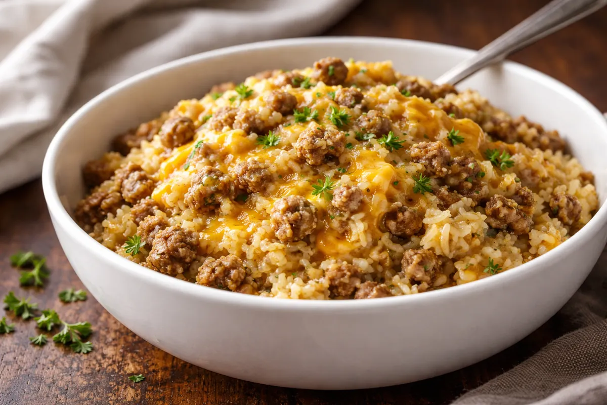 Cheesy Ground Beef Rice: The Ultimate 45-Minute Comfort Meal