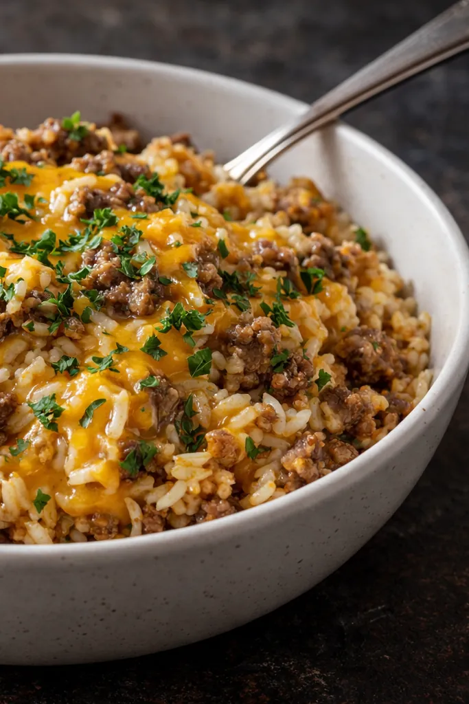 Cheesy Ground Beef Rice Casserole: The Ultimate Family Comfort Meal