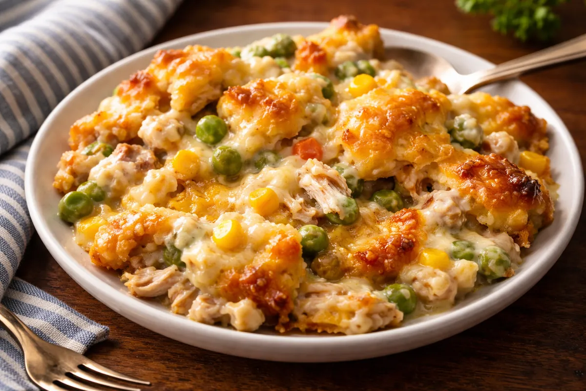 Chicken Cobbler Casserole: The Viral Comfort Food Your Family Needs