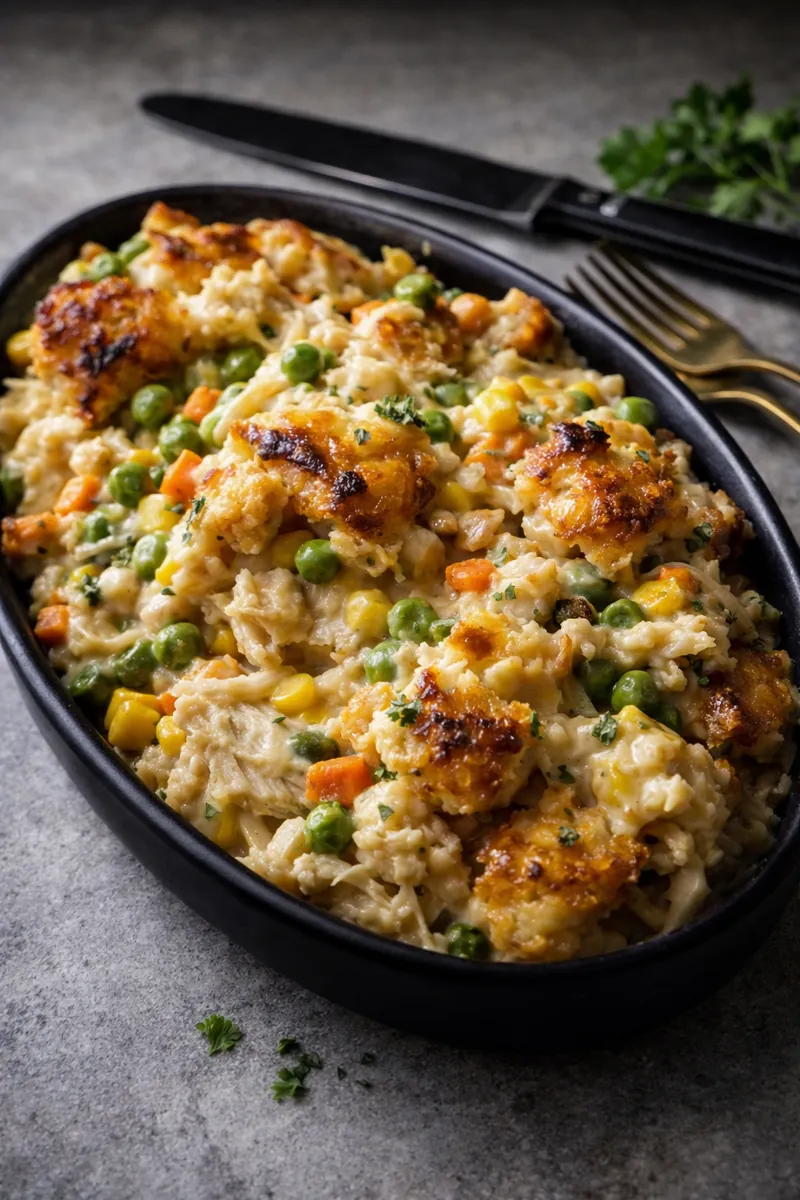 Chicken Cobbler Casserole: The Viral Comfort Food Your Family Needs