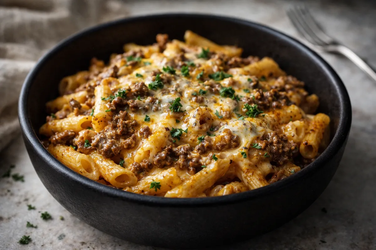 Creamy Beef Pasta: The Ultimate High-Protein Comfort Meal