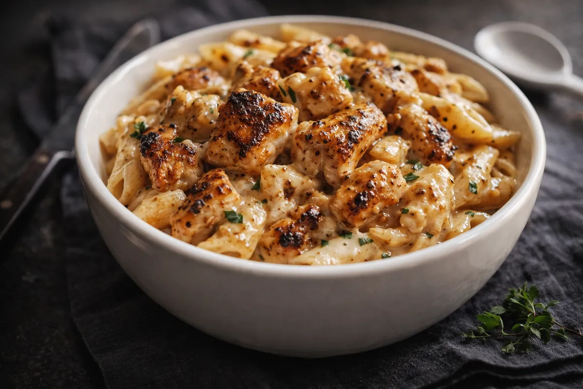 Creamy Cajun Chicken Pasta with a Velvety Garlic Sauce