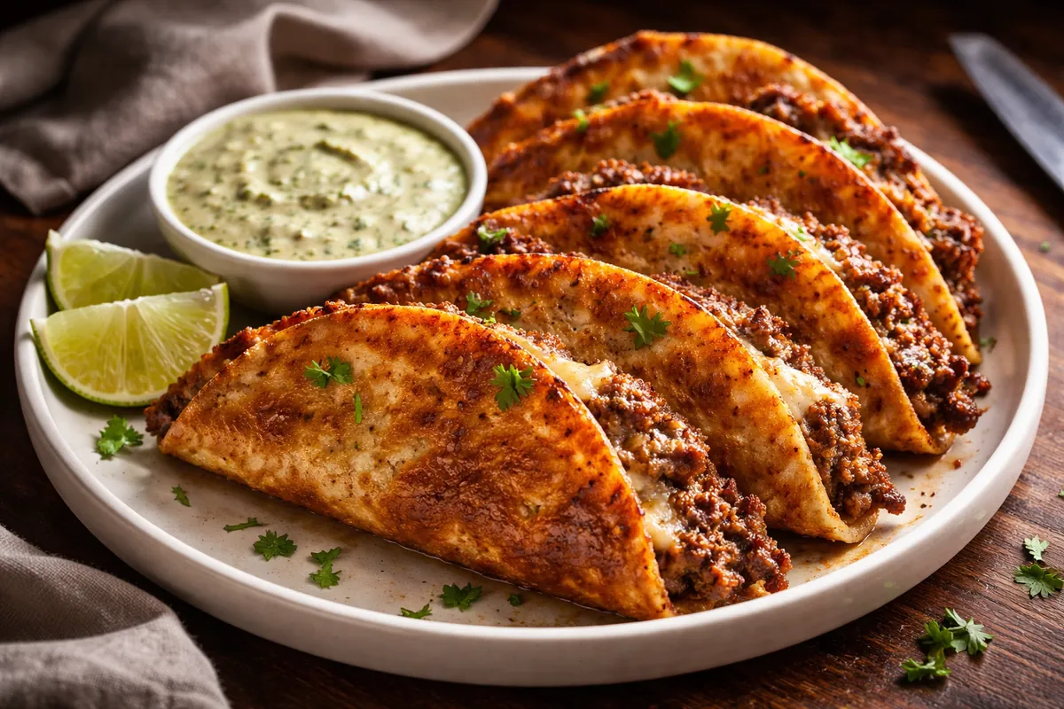 Crispy Ground Beef Tacos That Are Better Than Takeout