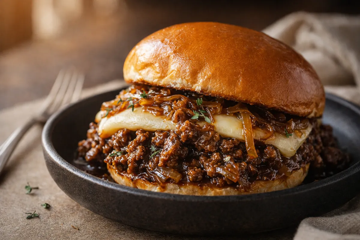 French Onion Beef Sloppy Joes: The Ultimate Savory Comfort Food