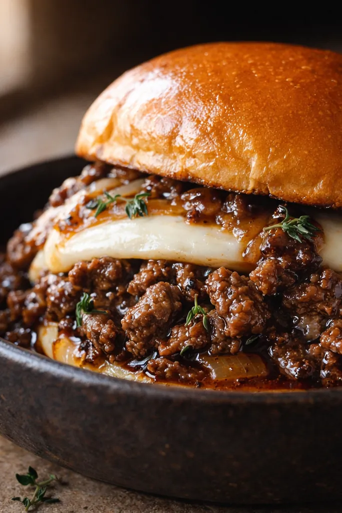 French Onion Beef Sloppy Joes: The Ultimate Savory Comfort Food