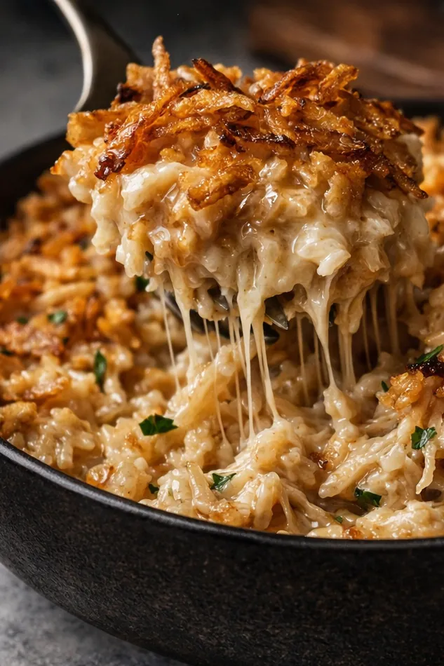 French Onion Chicken Rice: The Ultimate Cozy Weeknight Bake