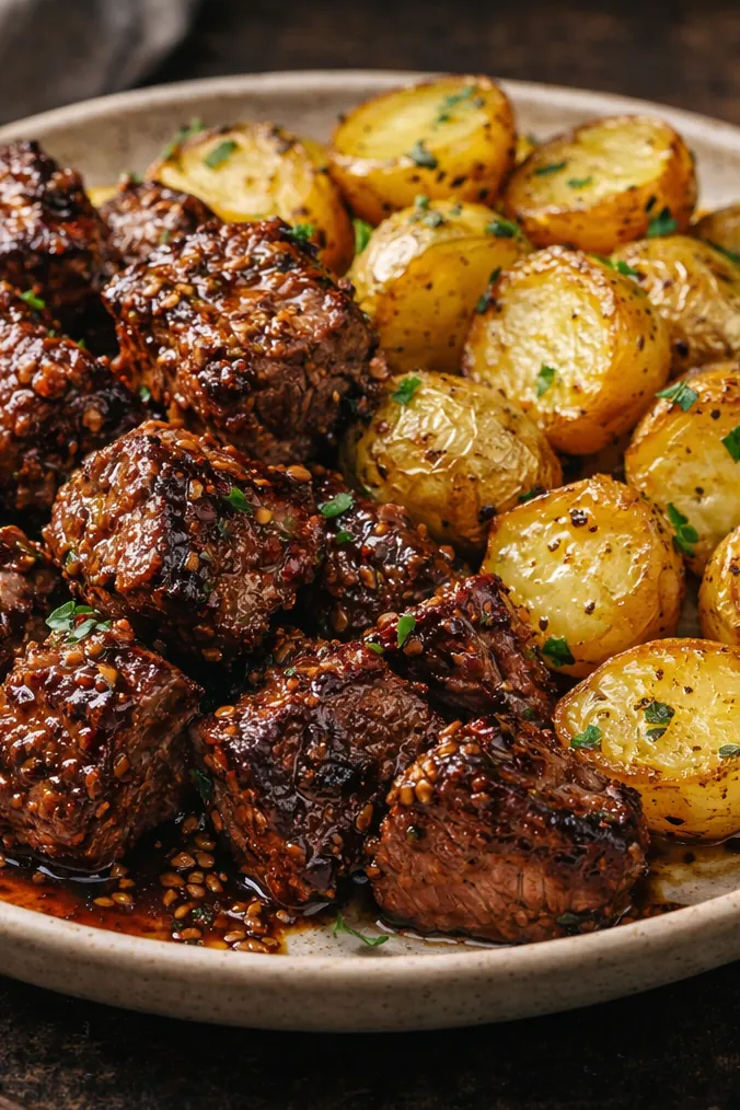 Garlic Steak Bites Potatoes: The Ultimate One-Pan Garlic Butter Skillet
