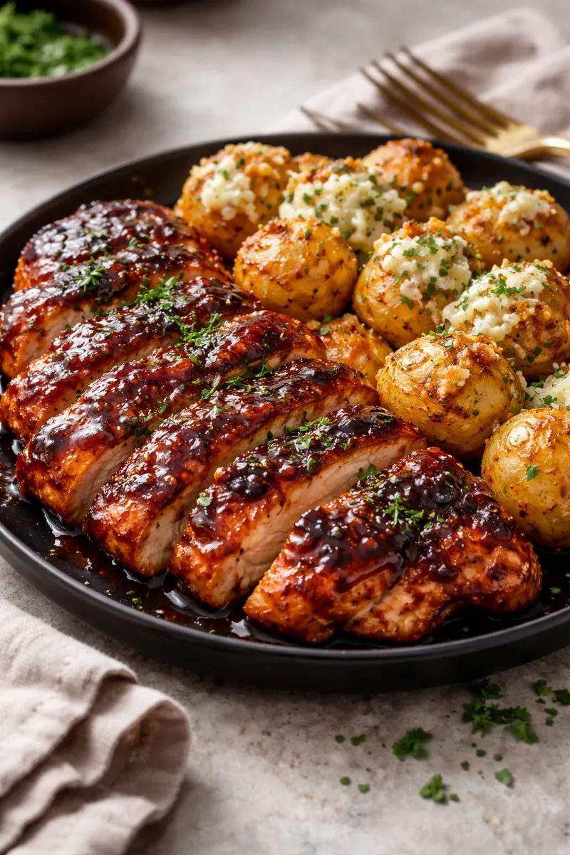 Honey BBQ Chicken Potatoes: The Ultimate One-Pan Comfort Meal