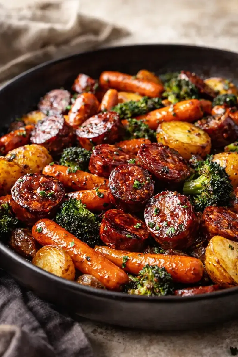 Honey Garlic Kielbasa: The Ultimate One-Pan Family Dinner