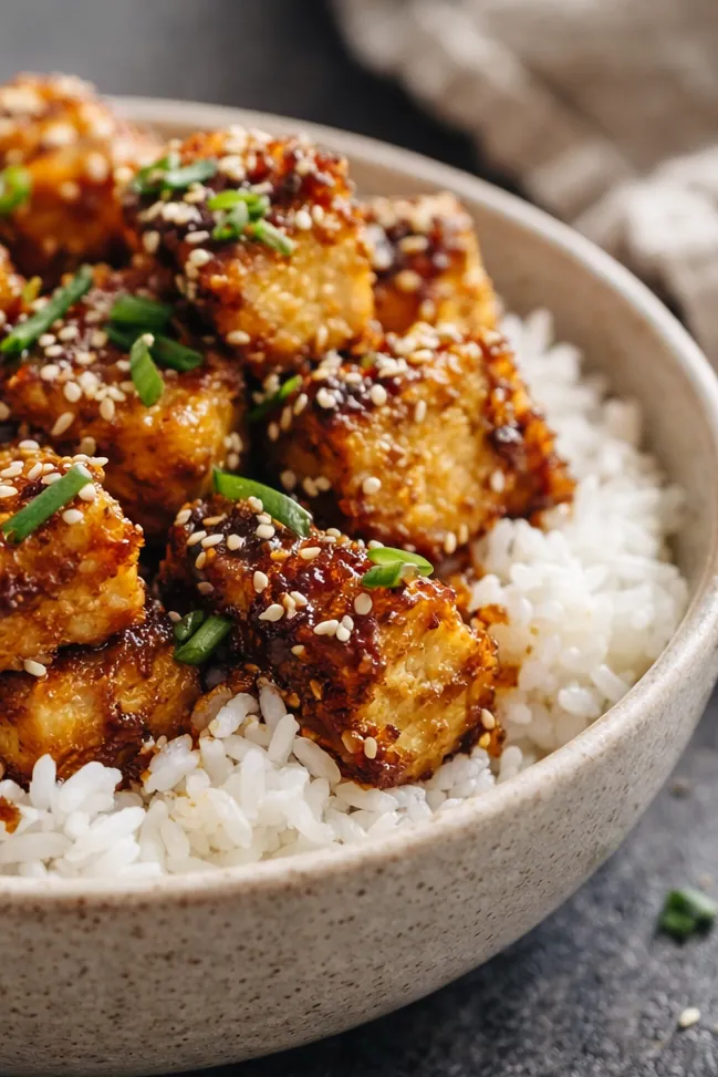 Honey Garlic Tofu That Beats Takeout Every Single Time
