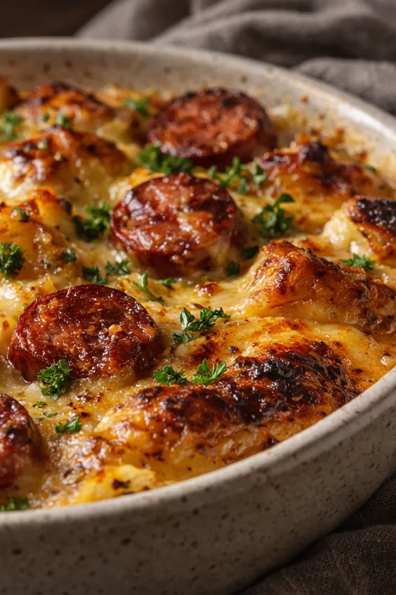 Kielbasa Cheesy Potato Casserole: The Ultimate One-Pan Comfort Food