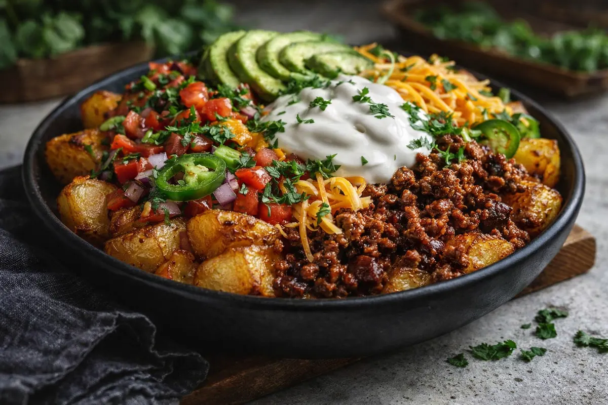 Potato Taco Bowl Recipe – Healthy Yummy Dinner
