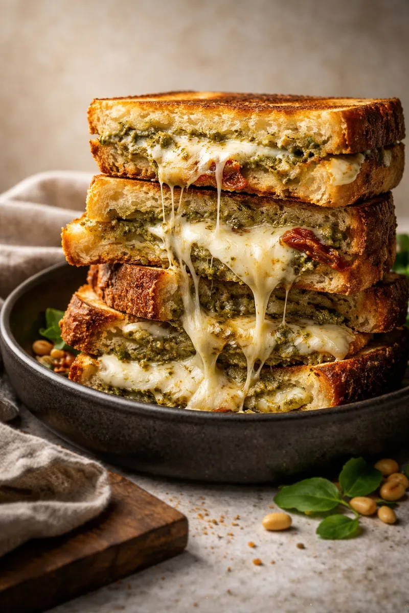 Sourdough Pesto Grilled Cheese: The Ultimate Gourmet Comfort Food