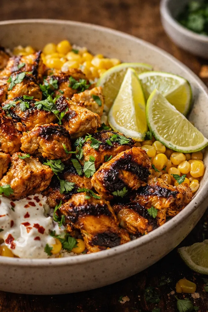 Street Corn Chicken Rice Bowl: The Ultimate Fresh Summer Dinner