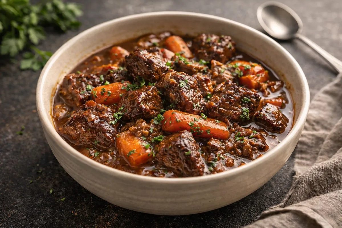 Anthony Bourdain Beef Bourguignon for What to Cook Tonight