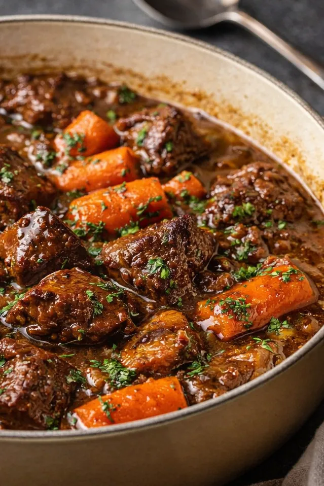 Anthony Bourdain Beef Bourguignon for What to Cook Tonight