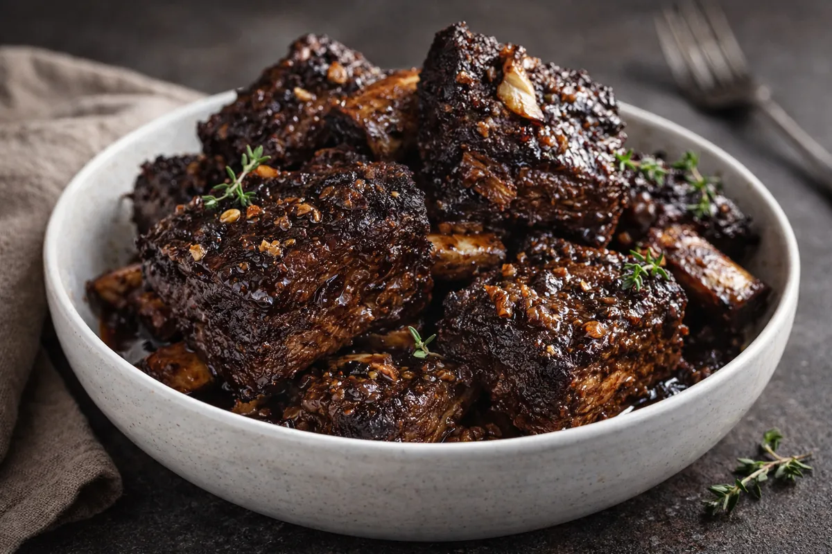 Tender Balsamic Bourbon Short Rib What to Cook Tonight