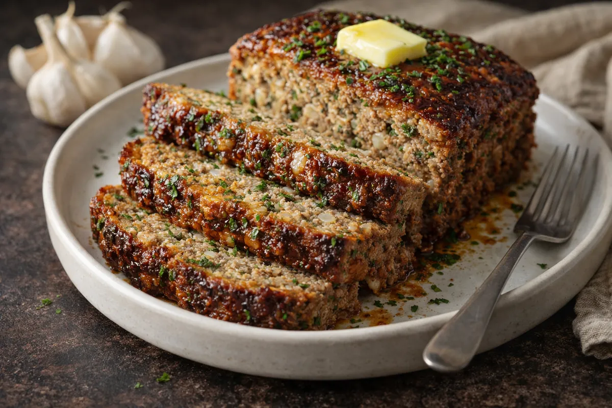 Juicy Garlic Parmesan Meatloaf Easy Dinner Ideas