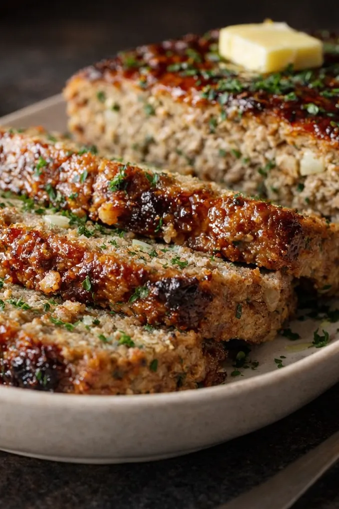 Juicy Garlic Parmesan Meatloaf Easy Dinner Ideas