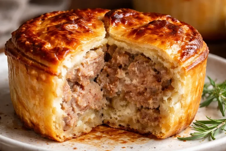 Golden Brown Crispy Muffin Tin Meat Pie Easy Dinner Ideas Served On