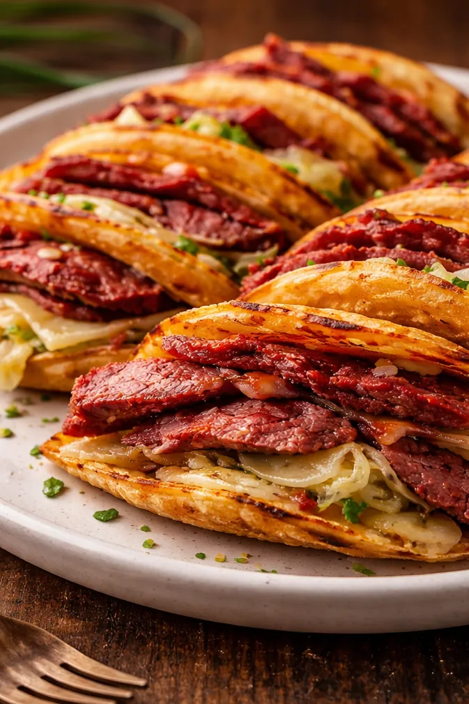 Crispy Irish Corned Beef Cabbage Tacos for Easy Dinner Ideas