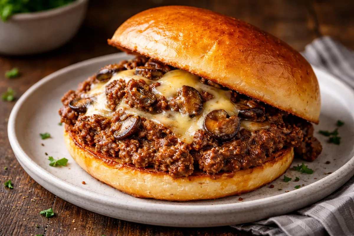 Saucy Philly Cheesesteak Sloppy Joes Easy Dinner Ideas