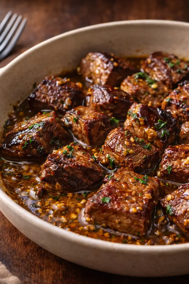 Juicy Cowboy Butter Steak Bites Quick Dinner Ideas