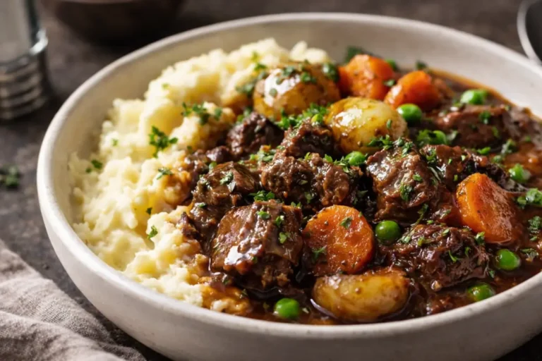 A Bowl Of Tender Guinness Beef Stew For Hearty Supper Ideas Served