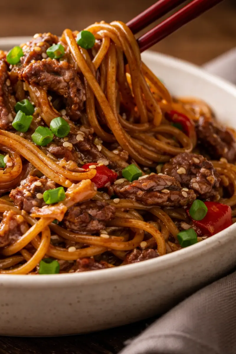 Saucy Hoisin Beef Noodles Quick Dinner Ideas