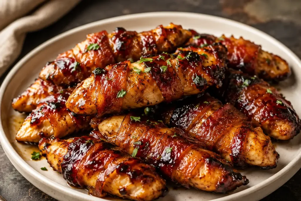 Crispy 5 Ingredient Bacon Brown Sugar Chicken Tenders Weeknight Win On A