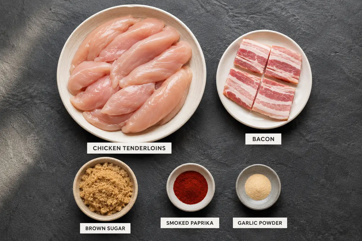Crispy 5 Ingredient Bacon Brown Sugar Chicken Tenders Weeknight Win