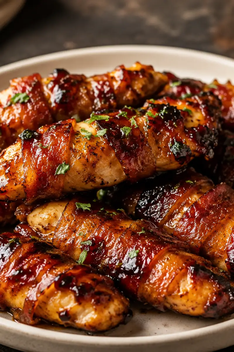 Crispy 5 Ingredient Bacon Brown Sugar Chicken Tenders Weeknight Win
