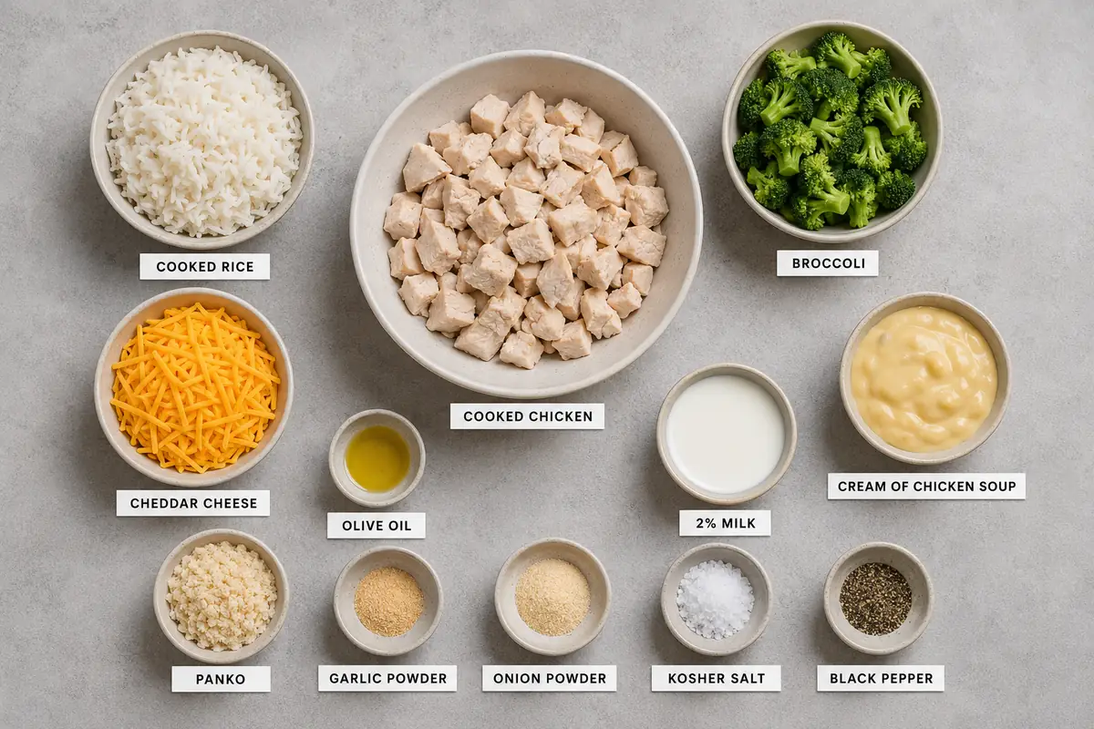 Cheesy Broccoli Chicken and Rice Casserole for Busy Weeknights