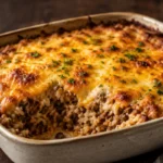 Cheesy Ground Beef and Rice Casserole for Busy Weeknights Cheesy Ground Beef And Rice Casserole For Busy Weeknights Bubbling In A