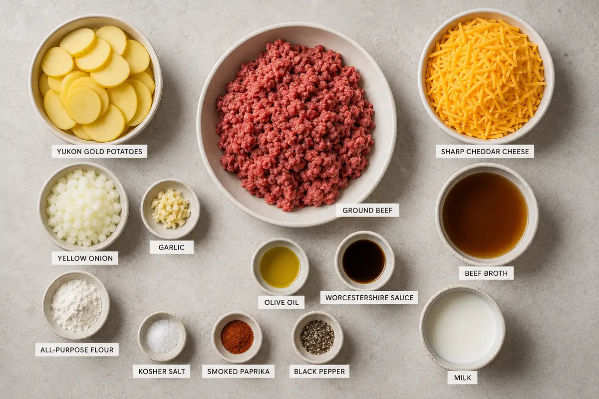 Cheesy Hamburger Potato Casserole for Busy Weeknights