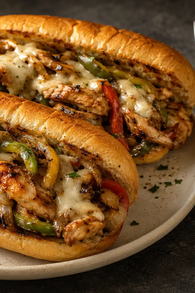 Cheesy Chicken Philly Cheese Steaks for Busy Weeknights
