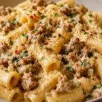 Creamy Italian Sausage Rigatoni for Busy Weeknights Creamy Italian Sausage Rigatoni For Busy Weeknights With Browned Sausage And Parsley