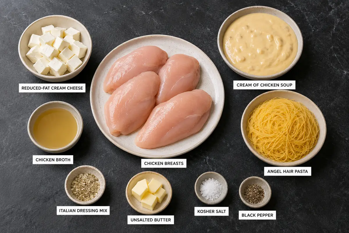 Creamy Crock Pot Angel Chicken for Busy Weeknights