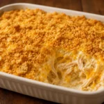 Cheesy Dolly Parton’s 5 Ingredient Casserole for Easy Dinners Cheesy Dolly Parton’s 5 Ingredient Casserole With Toasted Cracker Topping And Melted