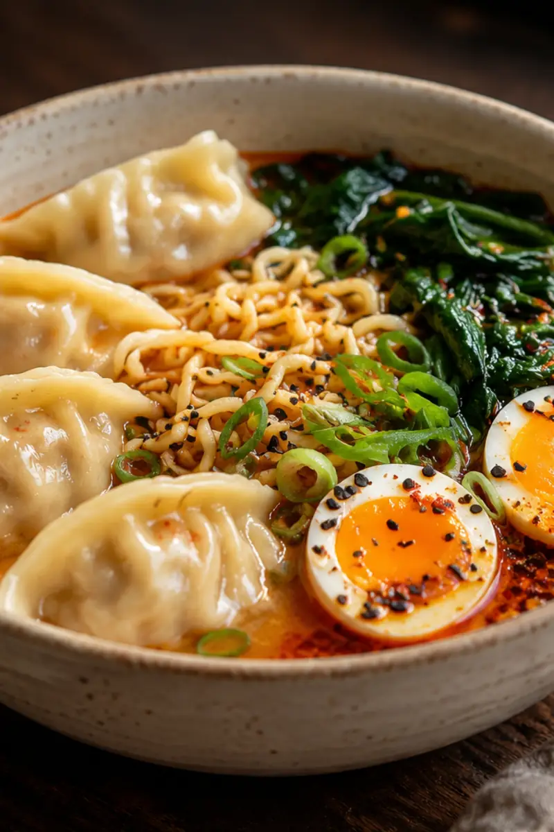 Loaded Dumpling Ramen Bowl for Busy Weeknights