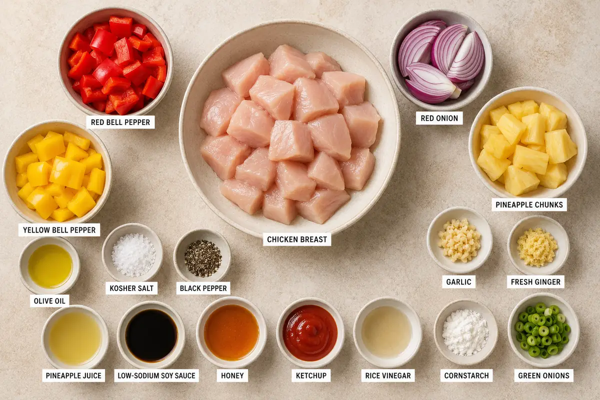 Sticky Hawaiian Chicken Sheet Pan for Busy Weeknights
