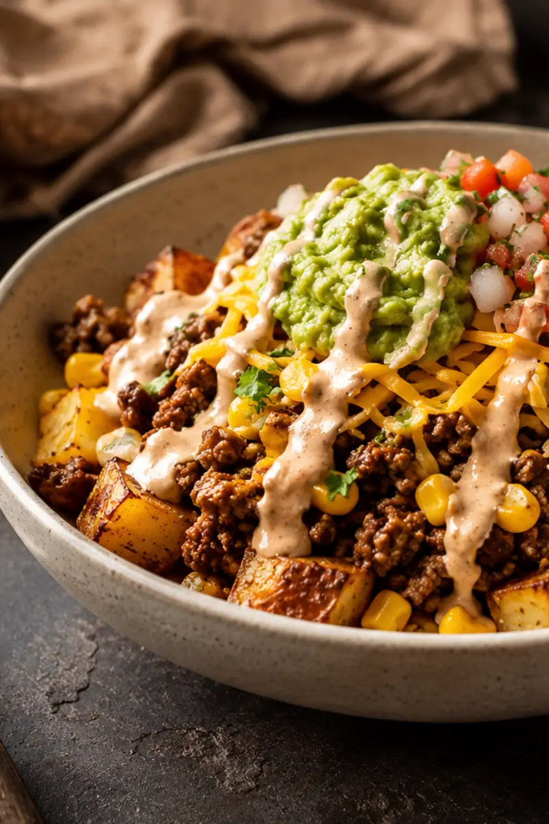 Loaded Potato Taco Bowl for Busy Weeknights