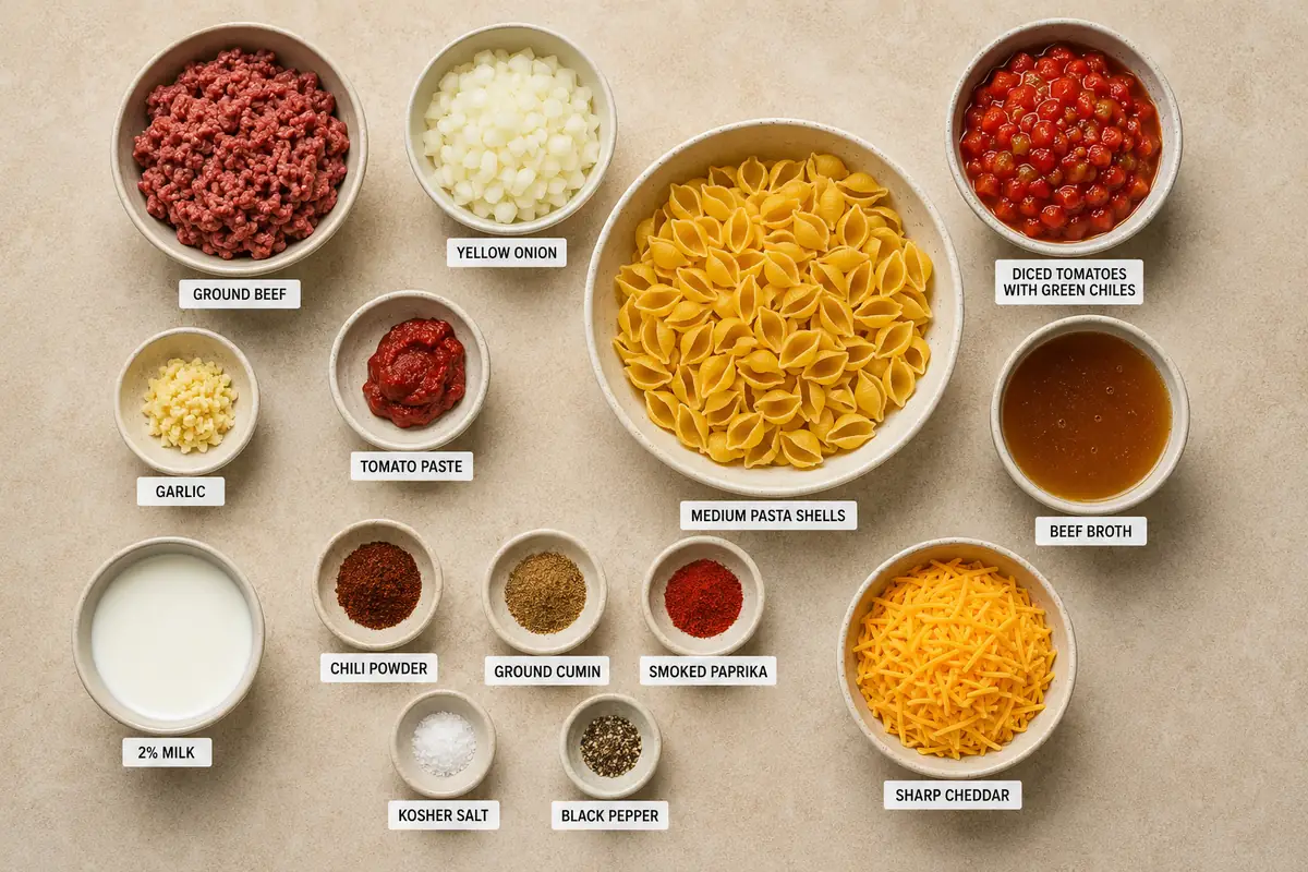One Pot Cheesy Taco Pasta for Busy Weeknights