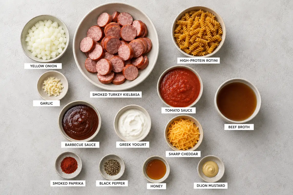 Creamy One Pot Honey BBQ Sausage Pasta for Busy Weeknights