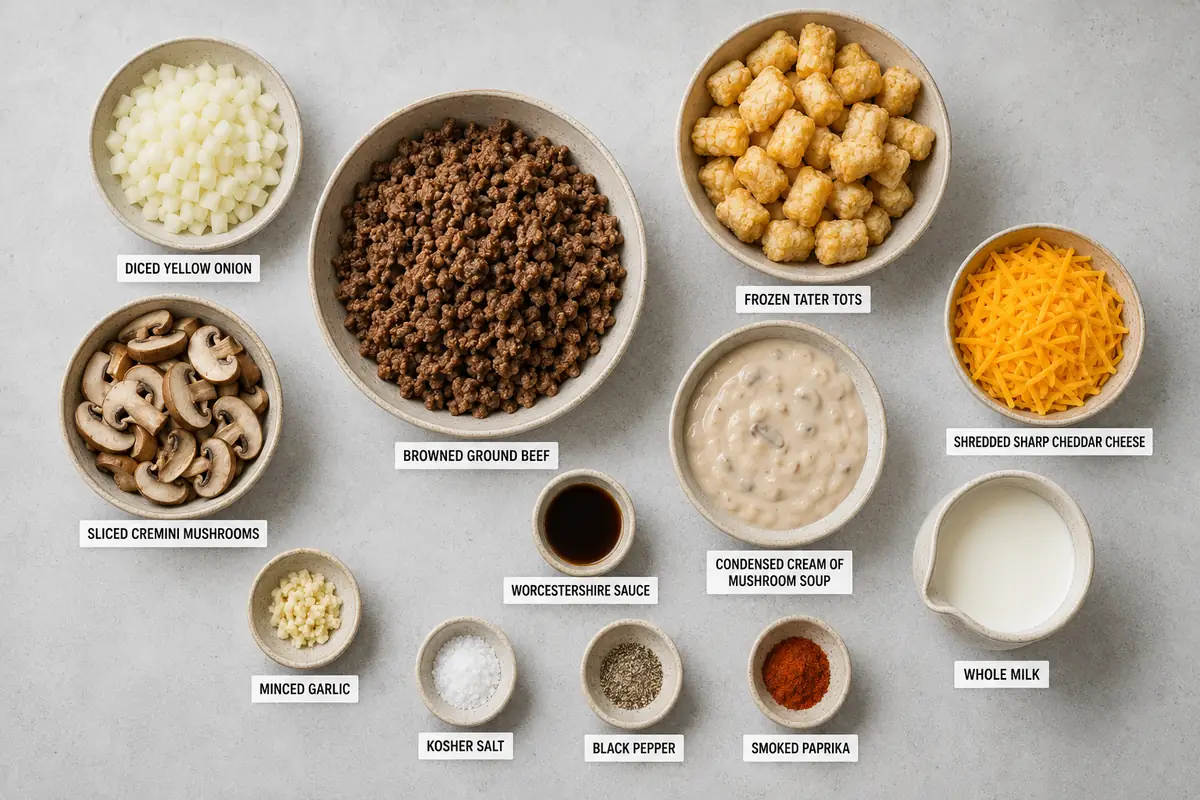 Cheesy Tater Tot Casserole with Ground Beef: Weeknight Win