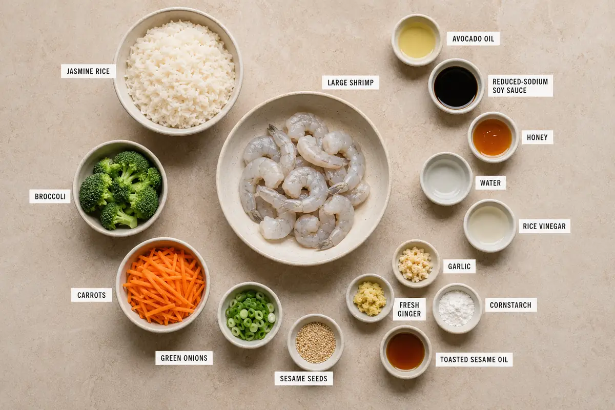Loaded Teriyaki Shrimp Rice Bowls for Busy Weeknights