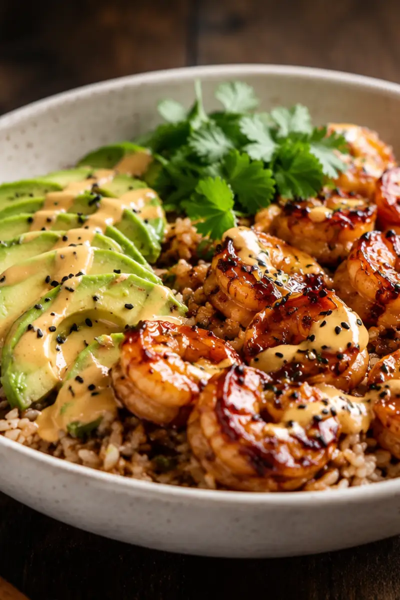 Loaded Teriyaki Shrimp Rice Bowls for Busy Weeknights