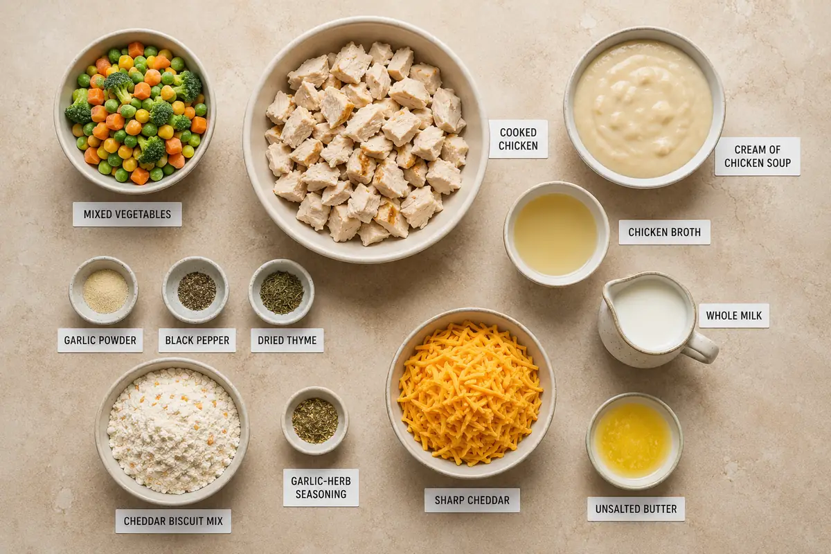 Chicken Cobbler Casserole: The Viral Comfort Food Your Family Needs